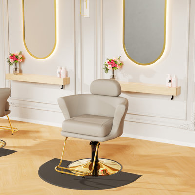 Faux Leather Salon Chair