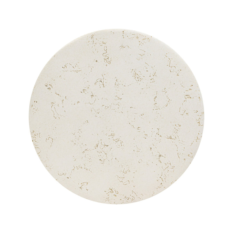 Ramara Outdoor Round Side Table, 20" H x 9" W x 9" D