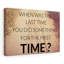 For The First Time - Wrapped Canvas Print-1309557311