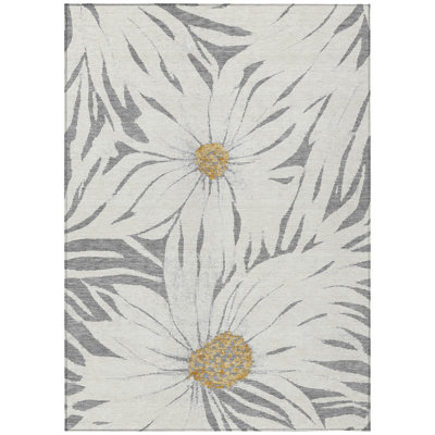 Machine Washable Indoor/Outdoor Oliveras ACN2263 Floral Rug