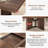 59"-86" Extendable Dining Table for 6-10 Person, Farmhouse Rectangle Extending Dining Table w/Removable Leaves Space Saving, Wooden Adjustable Tables for Kitchen Office Living Room-1562993666