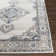 Tapis oriental bleu marine / gris clair Gittens