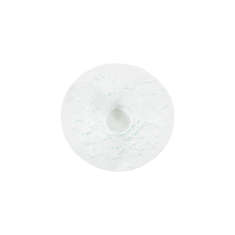 Bubble Glass Decorative Bowl, 3" H x 19" W x 19" D
