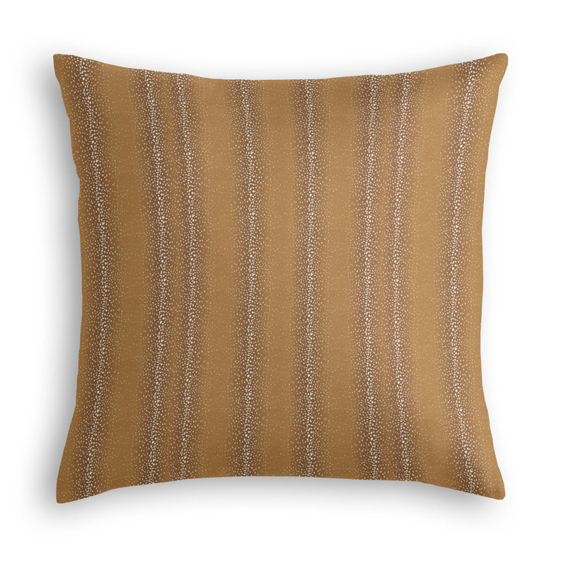 Housse de coussin carré en polyester Polonius, 18 po x 18 po