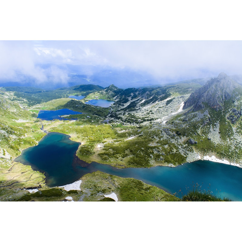 Seven Rila Lakes View by Tihomir_todorov - Wrapped Canvas Print, 81cm H x 122cm W x 3.8cm D