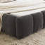 Structure de lit tapissier avec tissu épais, lit plateforme en chenille avec tête de lit et structure solide. Aucun sommier tapissier requis (68 po x 86,5 po x 23,5 po)-1641033075