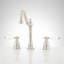 Victorian Widespread Bathroom Faucet with Porcelain Lever Handles-72887785