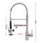 Belfry Kitchen Burhill Pull Out Kitchen Faucet-1275192501
