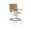 Berlin Gardens Mayhew Regular Top With White Base Chat Swivel Bar Chair-1782769208-1782769236