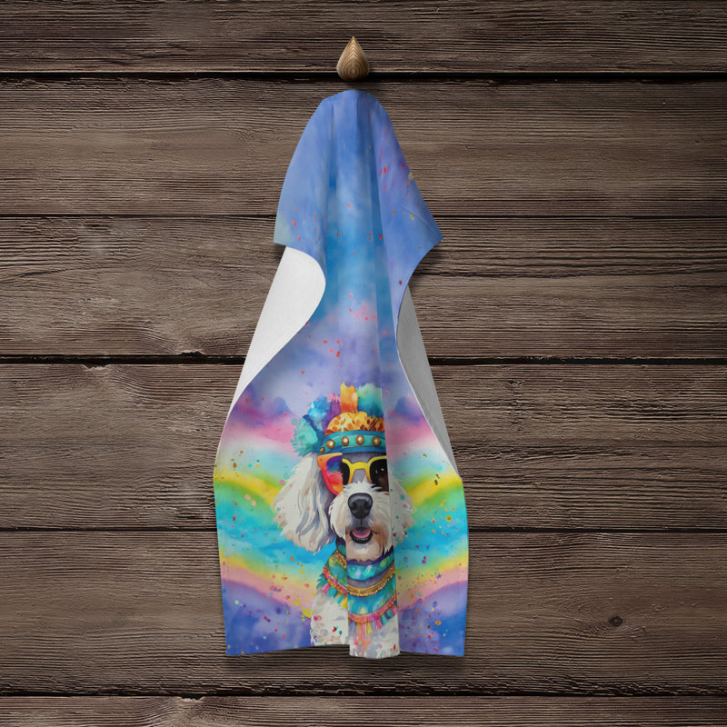 Serviette de cuisine Bichon Frise Hippie Dawg