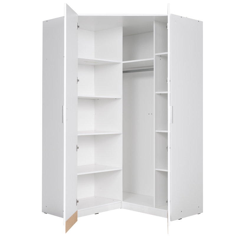 Laminate Wardrobe, White