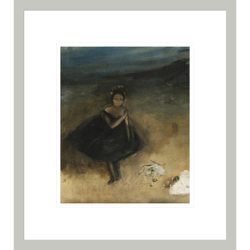 «Dancer with a Bouquet» par Edgar Degas, impression giclée encadrée, H 15,47 po x l 13,75 po