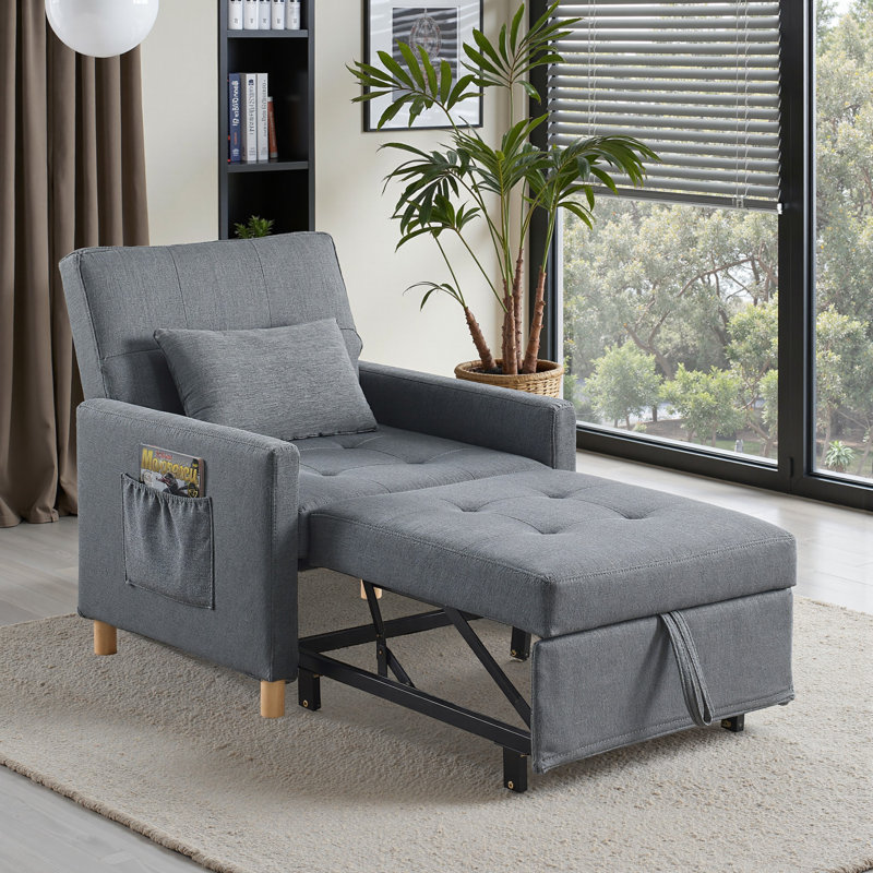 3-In-1 Adjustable Backrest Telescopic Sofa Bed