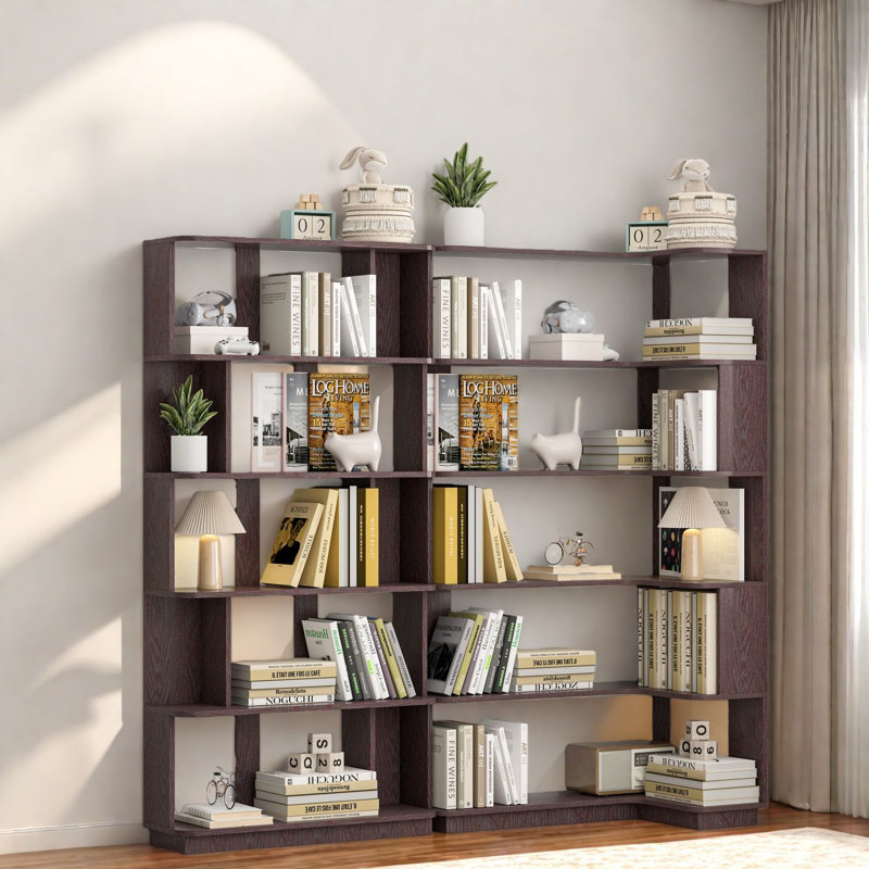 Des bibliothèques modernes peu encombrantes, un panneau de fibres à densité moyenne et une solution de rangement polyvalente pour la maison