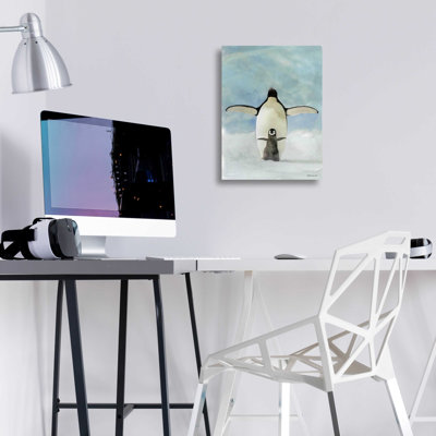 «Penguins» par Stellar Design Studio, art mural en verre acrylique