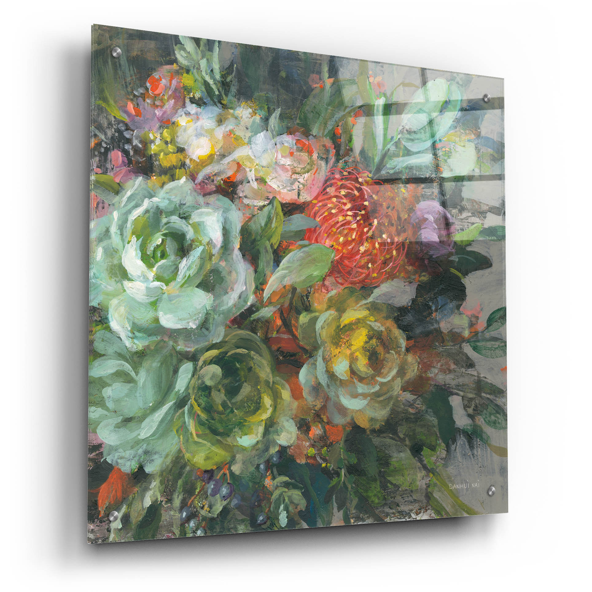 Lark Manor 'Exotic Bouquet' by Danhui Nai Acrylic Glass Wall Art ...