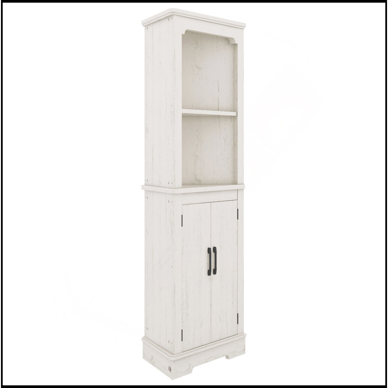 Grande armoire d'angle avec portes pour le salon, la salle de bain, la salle à manger ou la cuisine, Beige