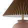 Lampe de table en céramique 22 po Chemise