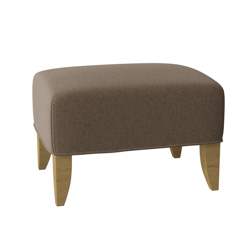Hawley Upholstered Ottoman, Bark (8789 06), Espresso