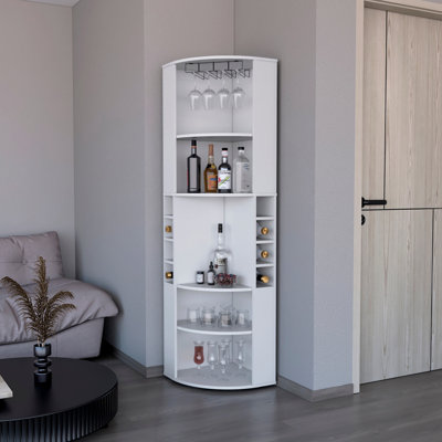 Meuble-bar Jansen, salon, Macadamia