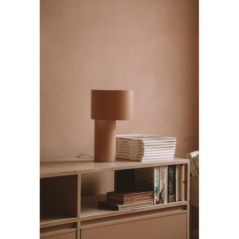 Tangent Table Lamp, Desert Sand, White