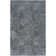 Tapis décoratif gris moyen et Cachemire Touffeté à la main Laurita