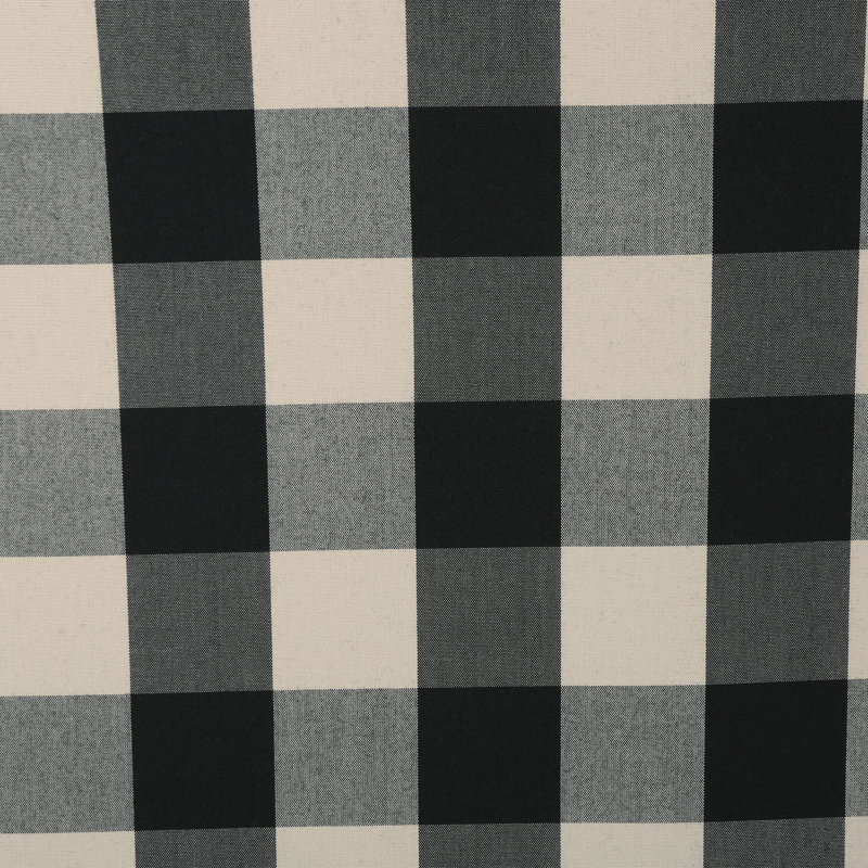 Chaise d'appoint moderne pour le salon, Damier noir