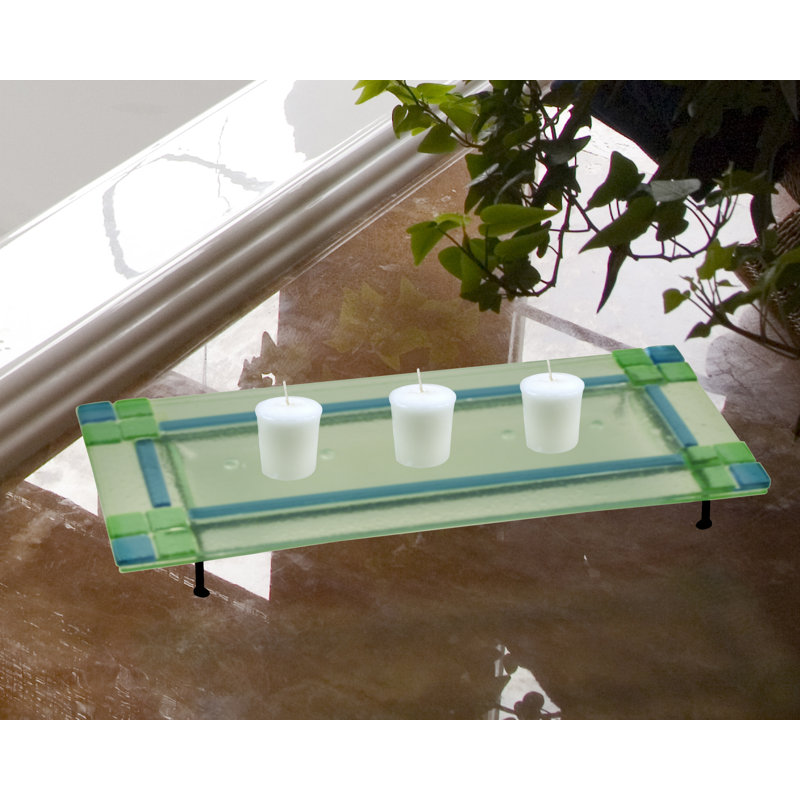 Plat en verre huile