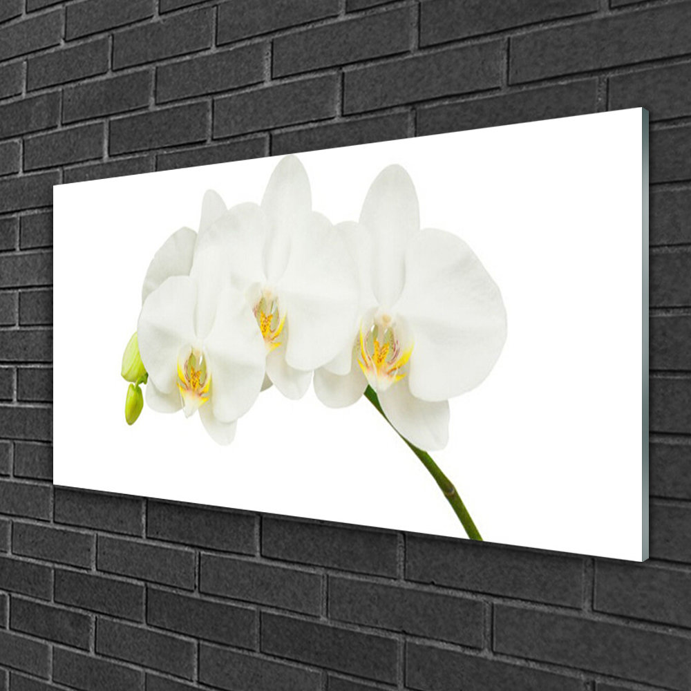 Flowers Floral - Unframed Photograph on Glass