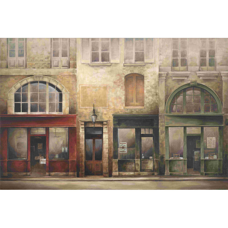" European Storefronts ", 8" H x 12" W