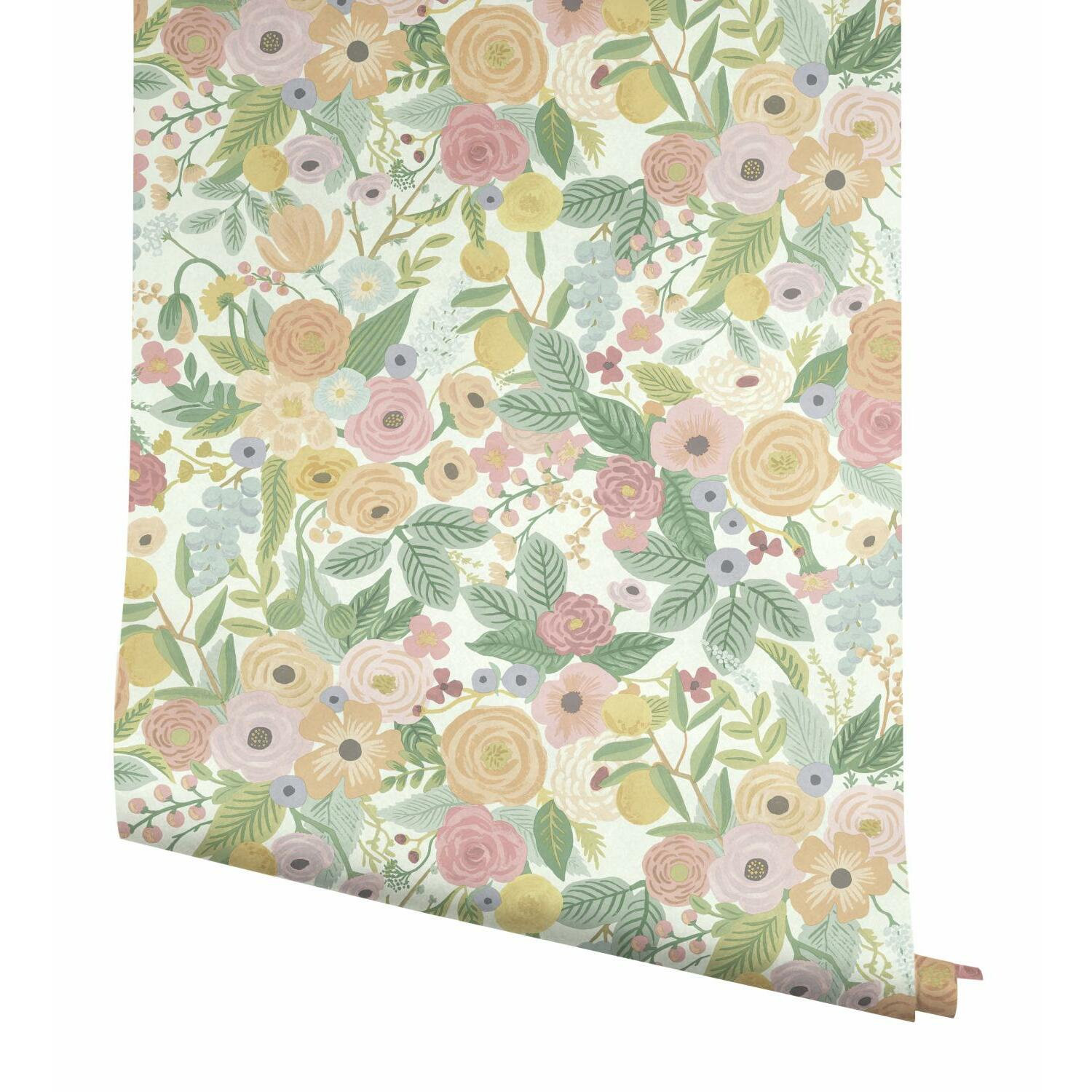Garden Party Wallpaper Roll, Pastels
