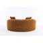 S - Canapé modulaire en chenille orange à 2 profondeurs, sans assemblage, compact pour les petits bureaux, L 66,9 po, 400 lb, mousse haute résilience, assise mi-ferme, dossier rembourré, accoudoirs évasés, coussins décoratifs avec-1208088885