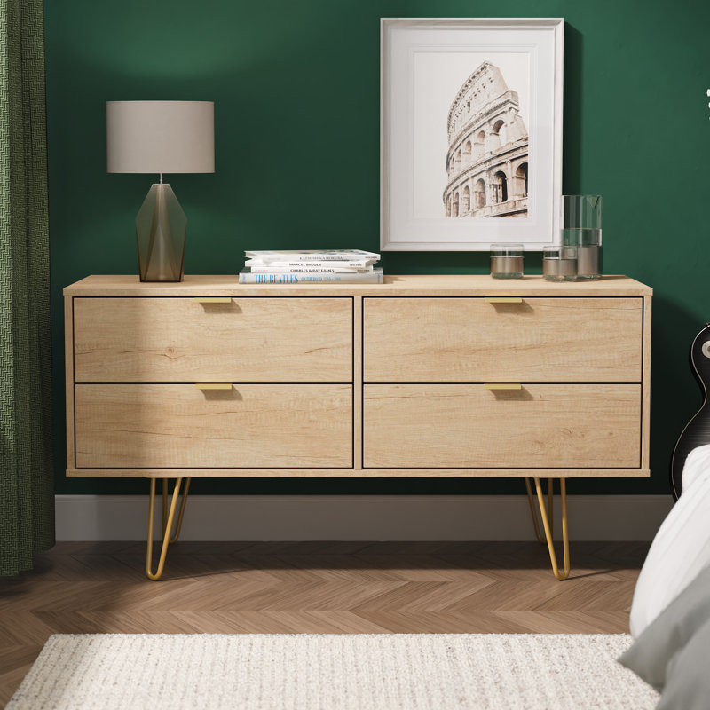 Turah 4 Drawer Bed Box (Ready Assembled), Brown