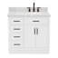 Meuble-lavabo simple en bois massif 36 po Tidworth avec plateau en marbre de Carrare 1,5 po-1579771821-1546052622-1546052621