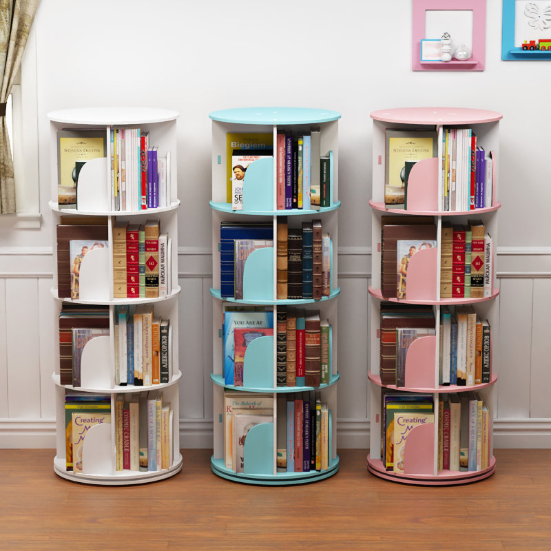 Bibliothèque standard en plastique H 50,4 "x l 18,1" Analeyah, Bleu