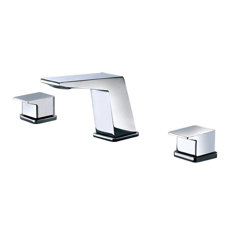 2-handle Bathroom Faucet, Polished Chrome