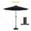 Parasol de marché éclairé 108 po Donye-917623551