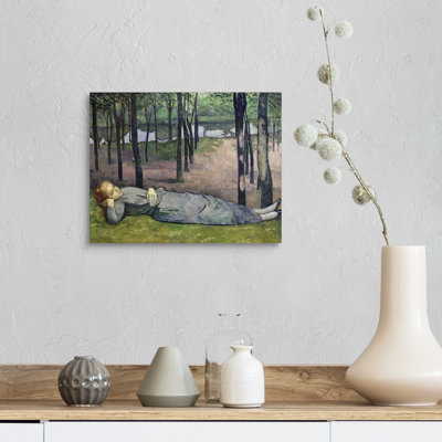 «Madeleine in the Bois d'Amour» par Émile Bernard, reproduction d'art sur toile