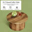 Table de centre circulaire, table d'appoint de canapé, table basse