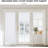 Magnetic Blackout Door Blinds, No Drill Roll Up French Door Curtain for Window, Thermal Insulated Light Blocking Shades for Sidelight Glass Window, 1 Panel-1739404989-1739404966