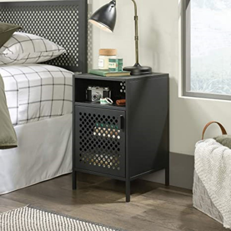 Table de chevet noire Natalina