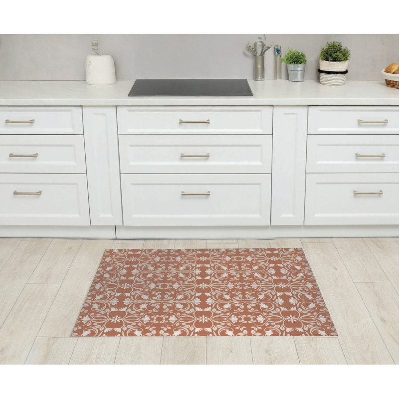 Tapis de cuisine Savanah, Rectangle 2 pi x 3 pi, Terre cuite