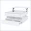 Table basse à plateau relevable avec éclairage DEL et plateau en verre trempé-2028502075