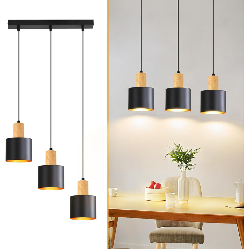 - Light Stainless Steel Pendant, 173.5cm H x 40cm W
