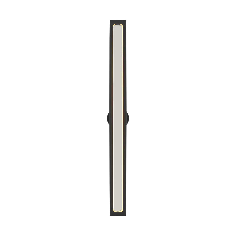 Bloccare 1 - Light LED Vanity Light, 17.9" H x 1.5" W x 1.4" D, Nightshade Black
