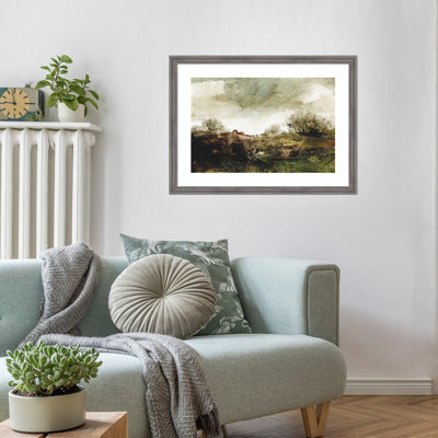 Hound Tor by Dan Hobday Wood Framed Wall Art Print