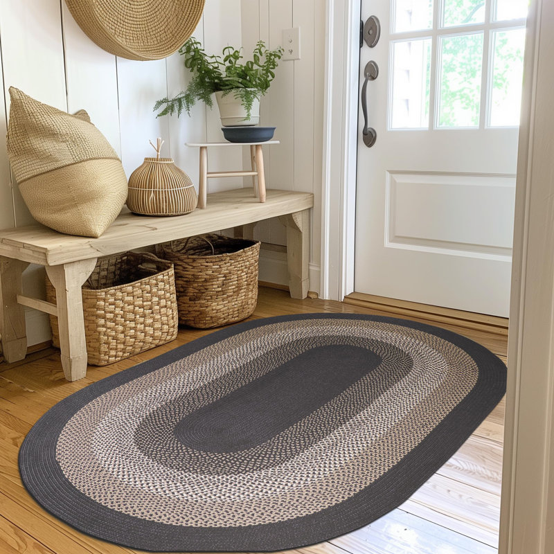 Enika Indoor Rug, Oval 4' x 6'