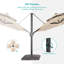 11Ft LED Double Top Aluminum LED Cantilever Patio Umbrella-1874215889