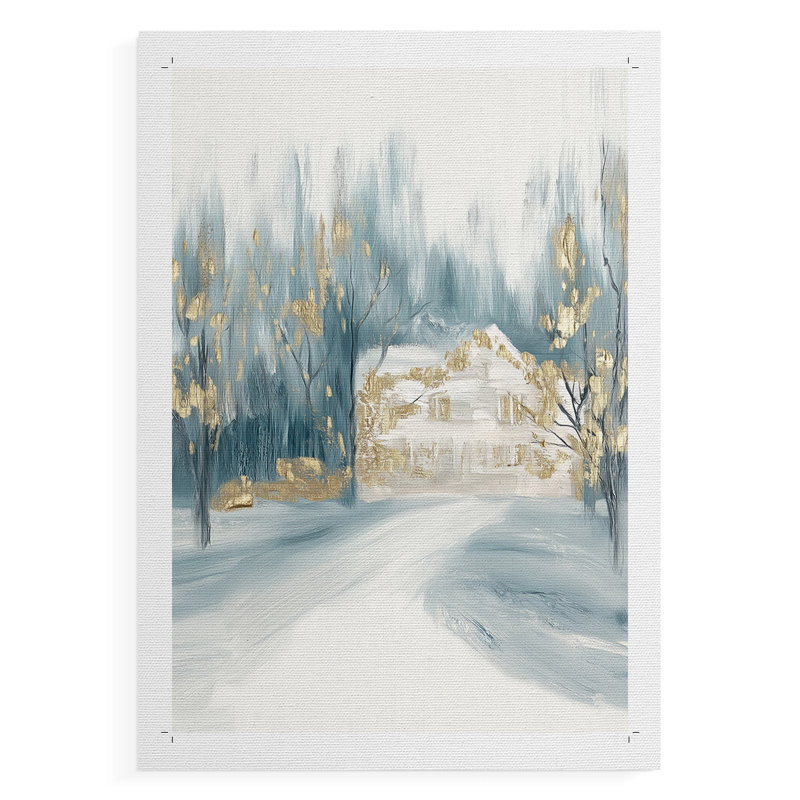 Christmas Holiday Art CDLIX - Impression sur toile seulement - NON-CADRE, H 48 po x l 32 po
