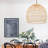 Disalvo 1 - Light Natural Rattan Single Pendant-457417529